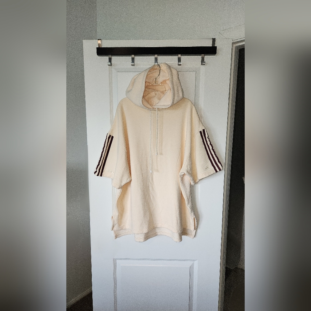 Adidas x Ivy Park Hoodie, Ecru Tint | Maroon, Unisex M - Picture 6 of 9